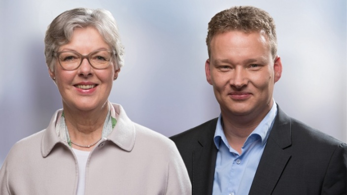 Dr. Juliane Rumpf und Tim Albrecht