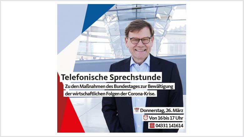 Telefonische Sprechstunde 04331-141614